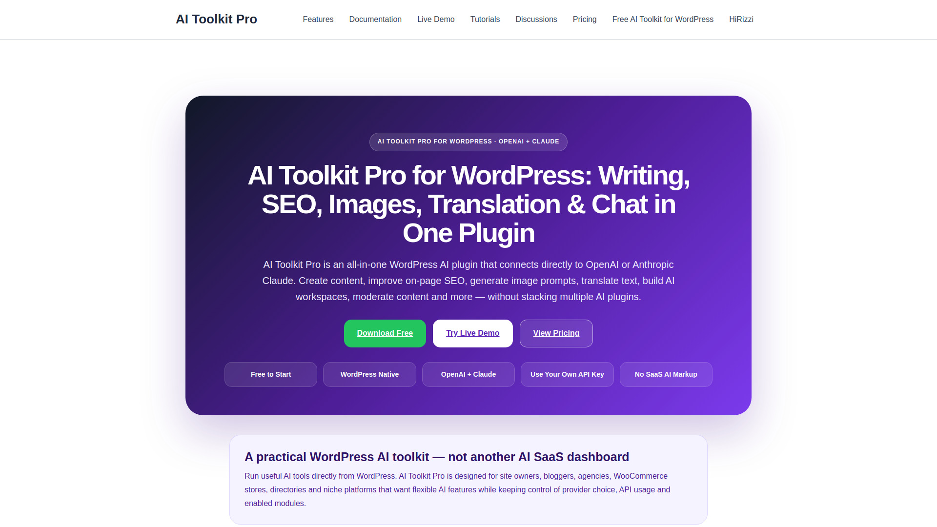 AI Toolkit Pro