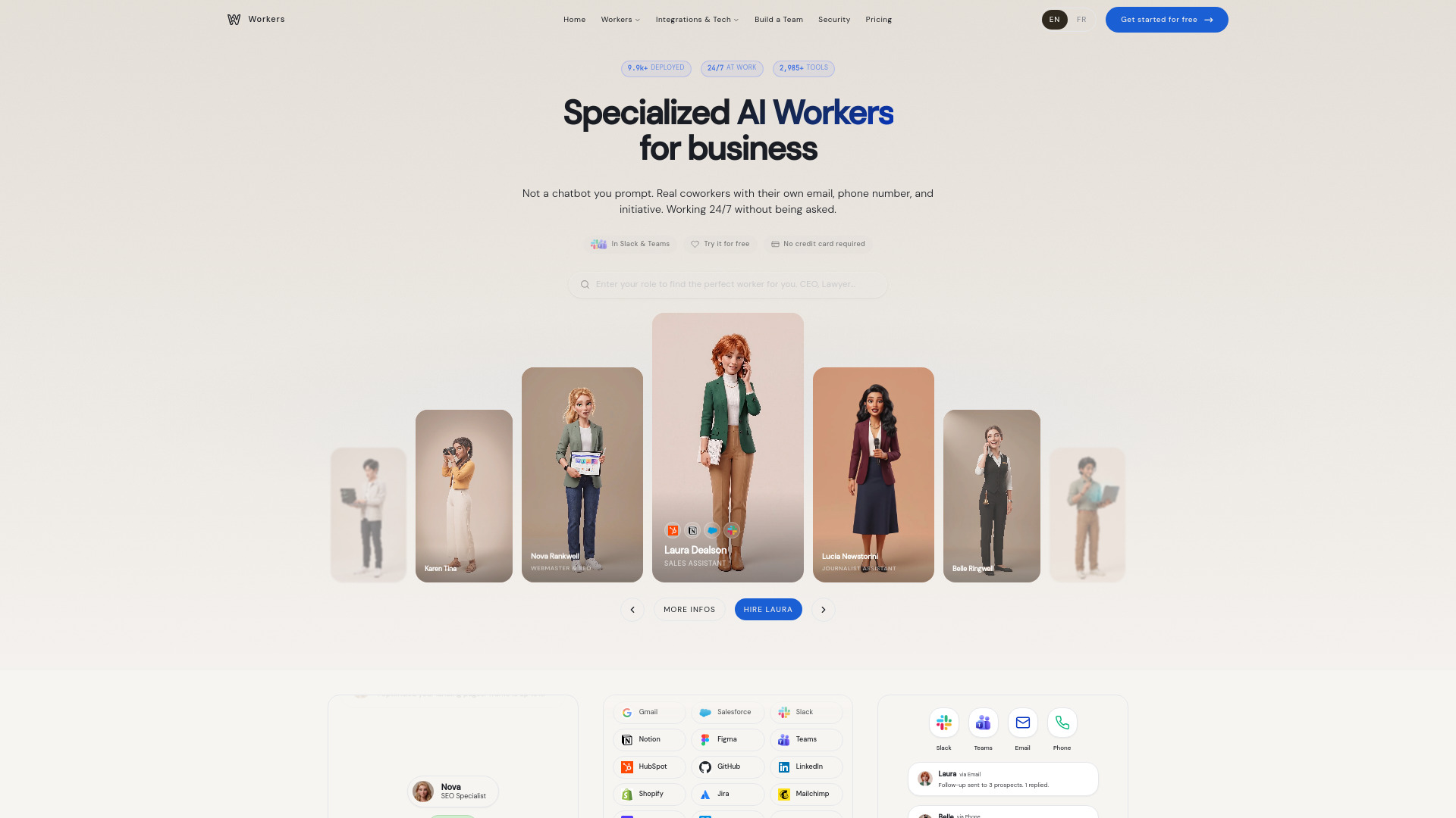 AI WORKERS - unlimited AI employees