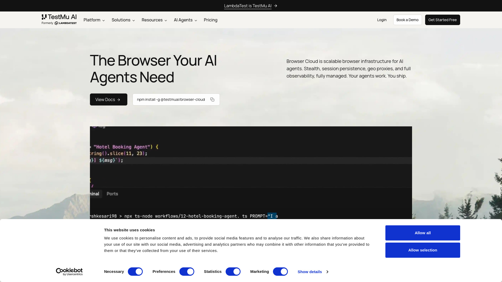 Browser Cloud By TestMu AI