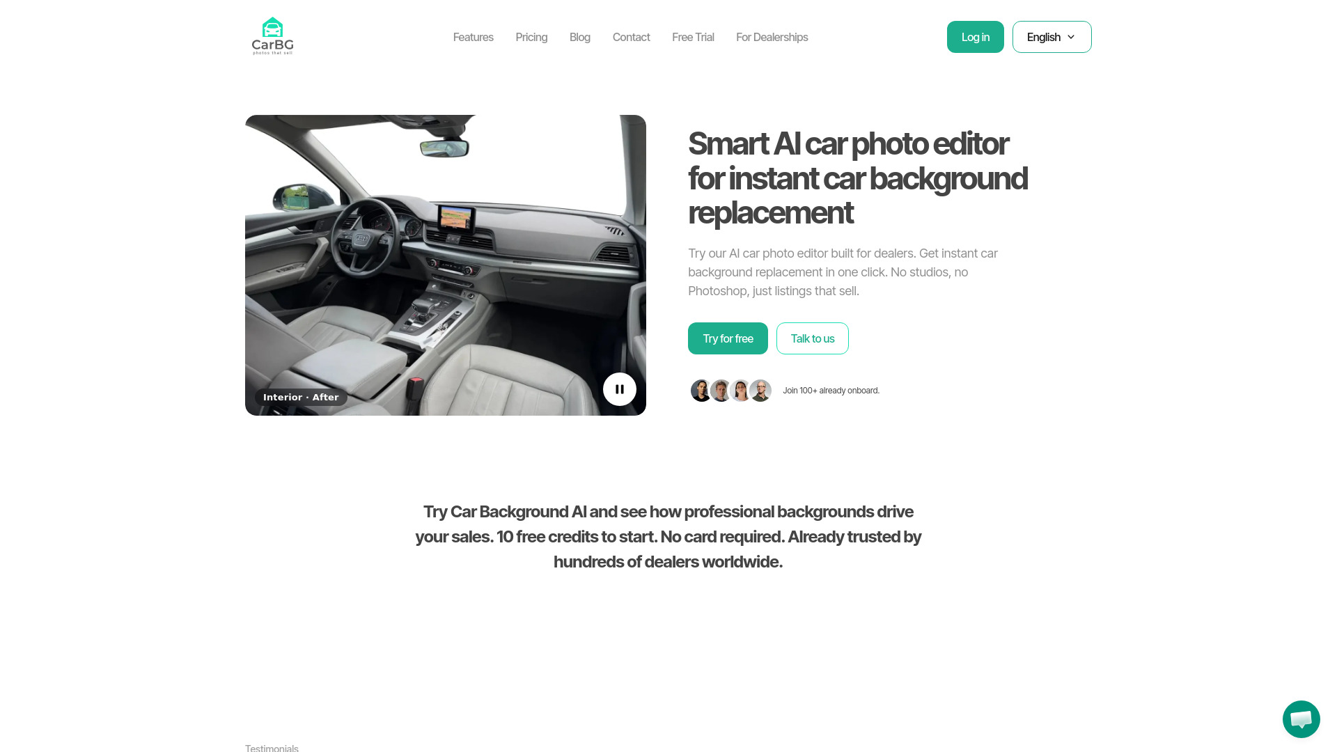 Car Background AI