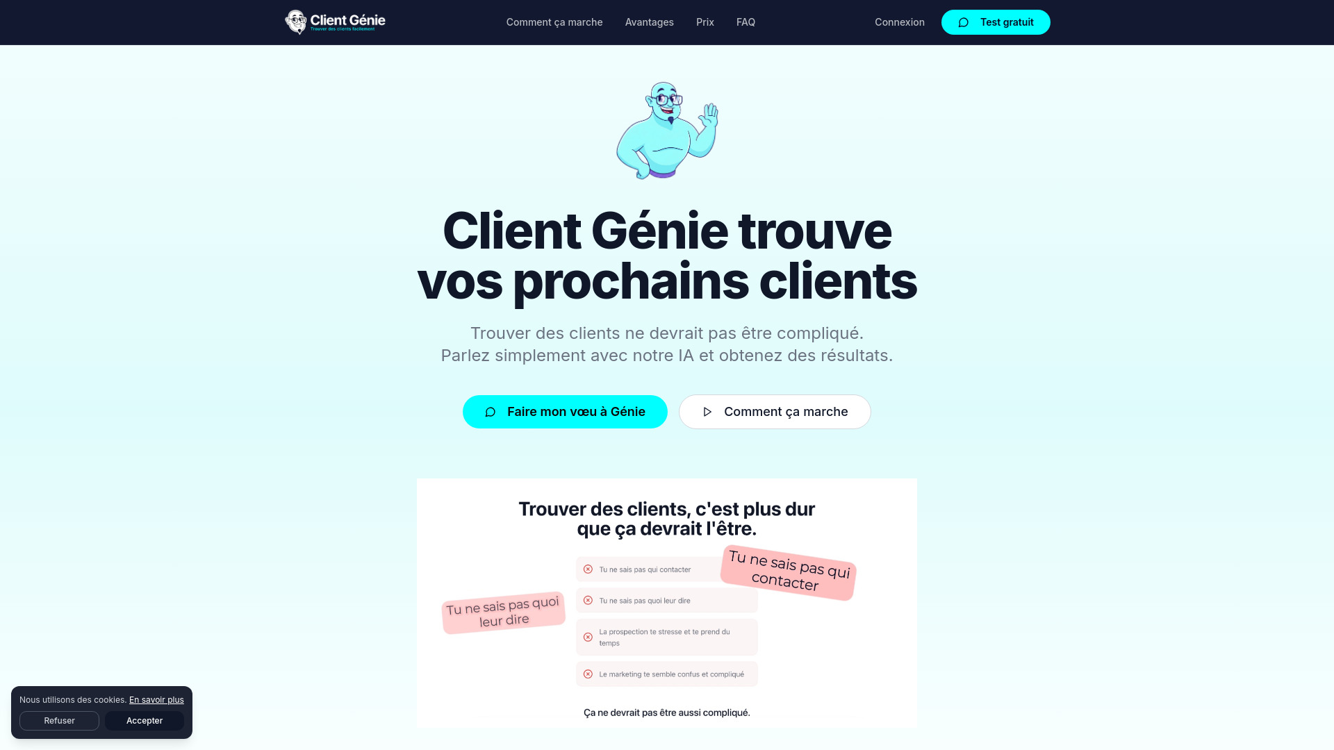 Client Génie - AI-Powered B2B Lead Generation & Client Acquisition Assistant