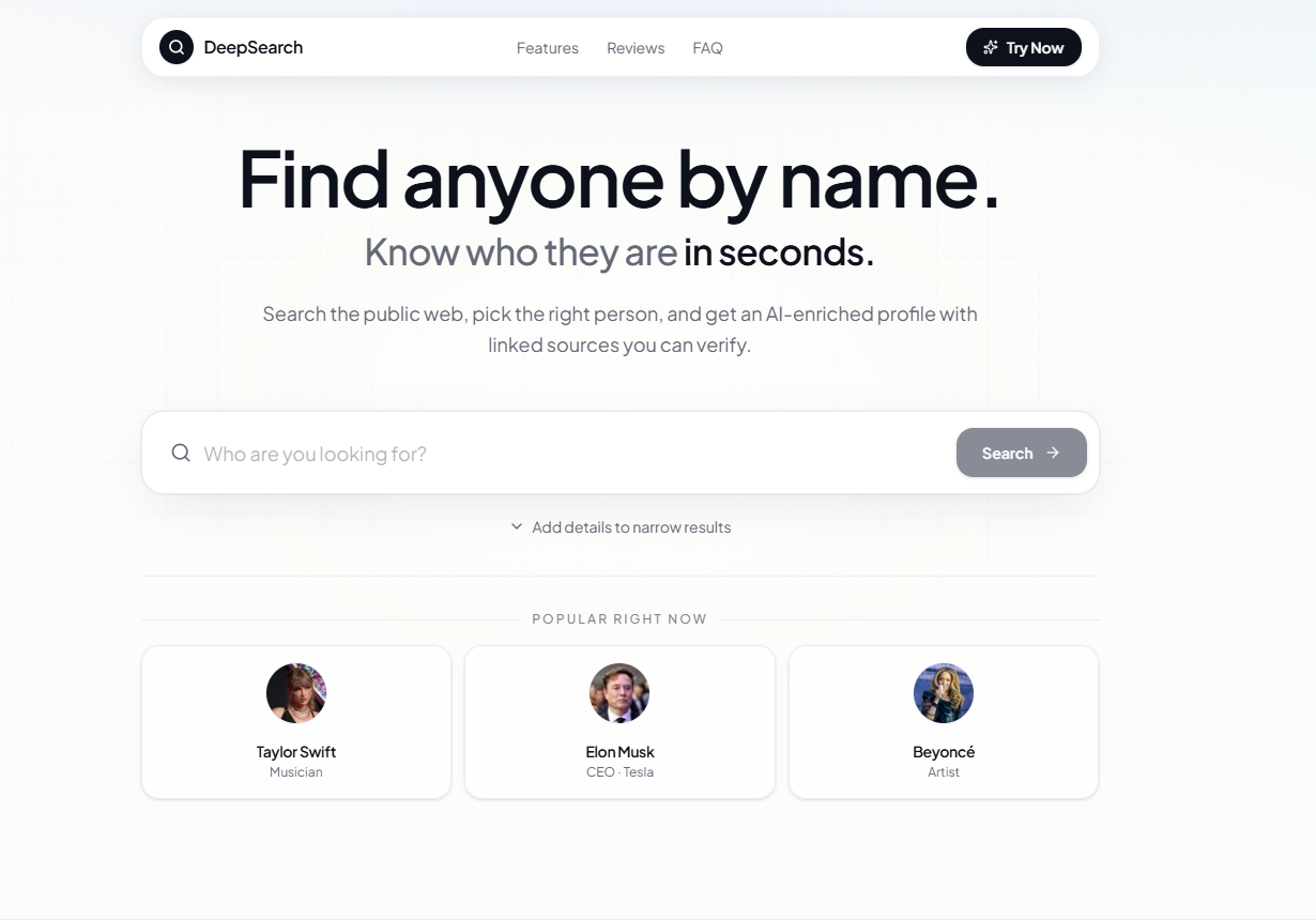 Deep Search