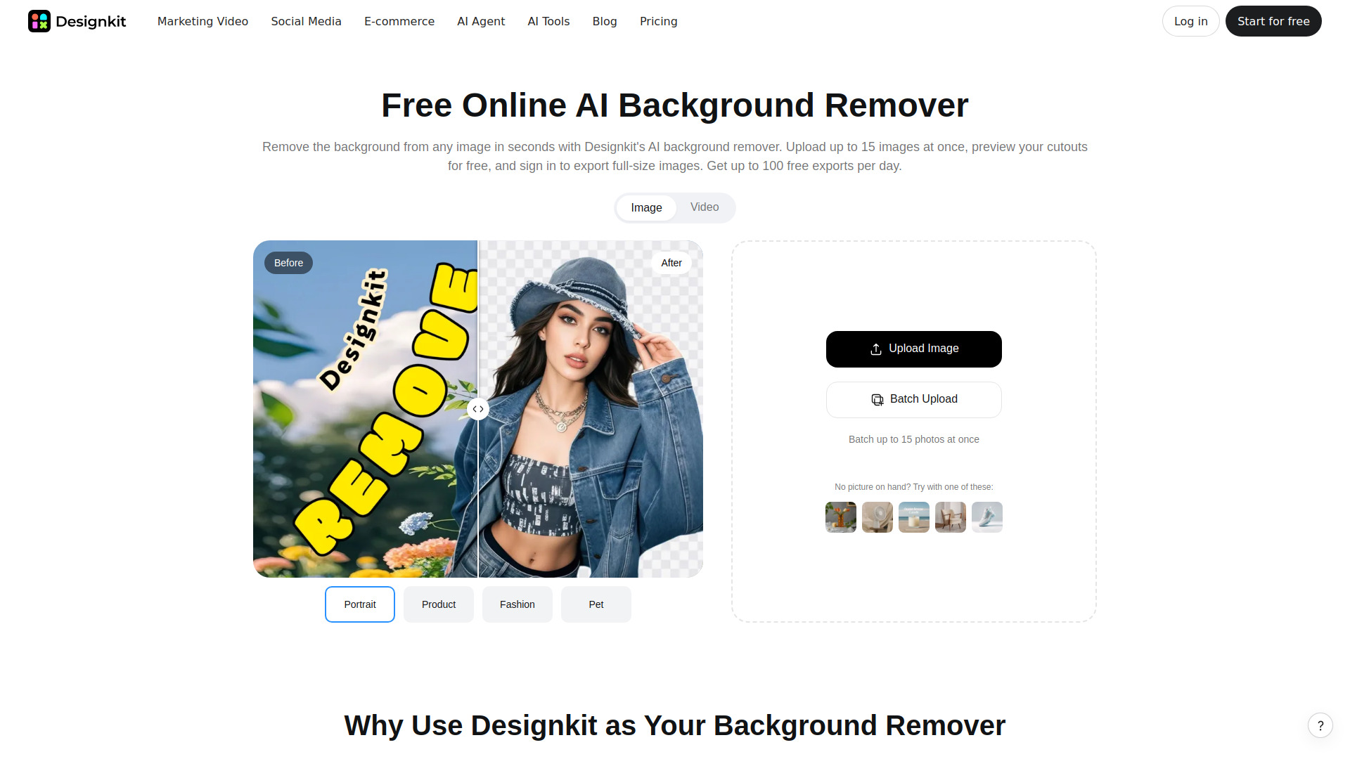 Designkit Free Background Remover