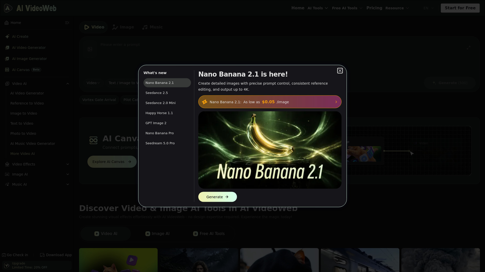 Free AI Video Web