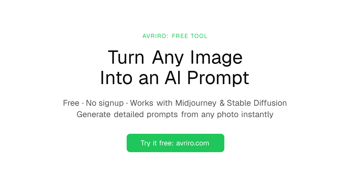 Image to Prompt
