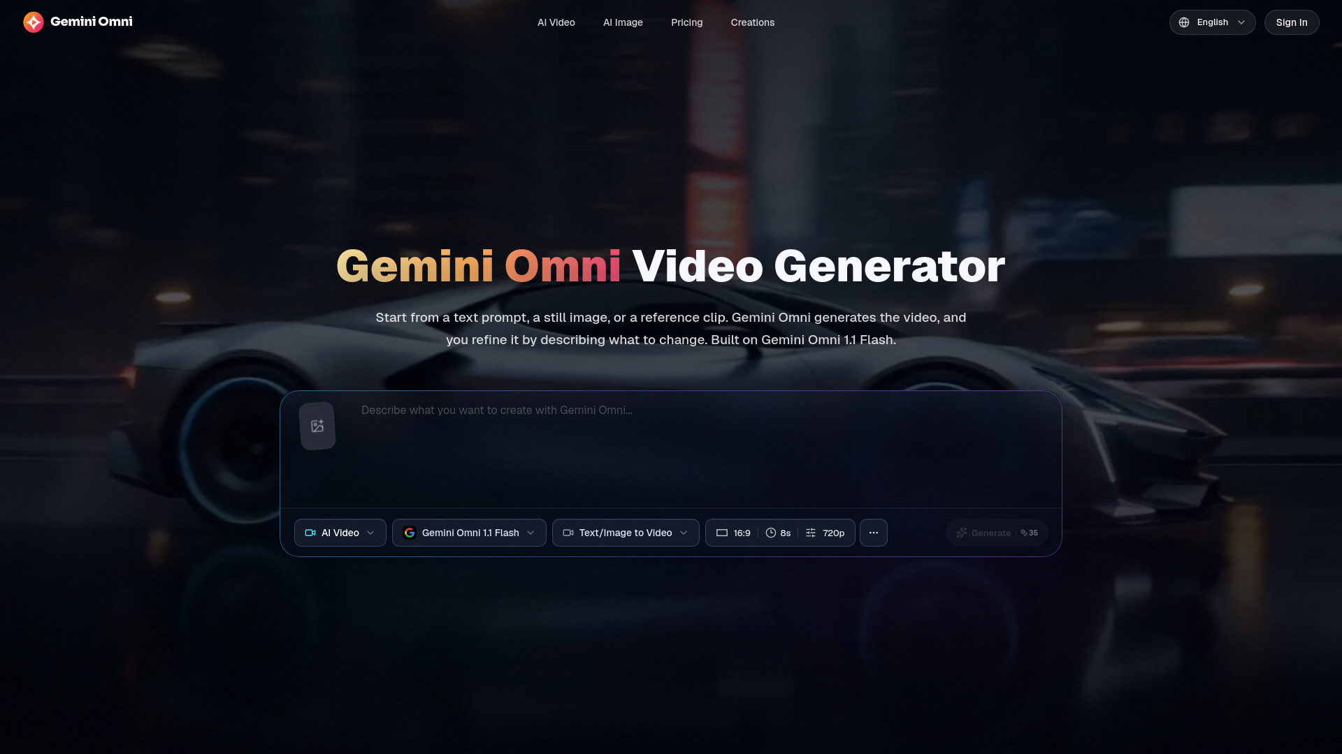 Gemini Omni Video Generator - 2