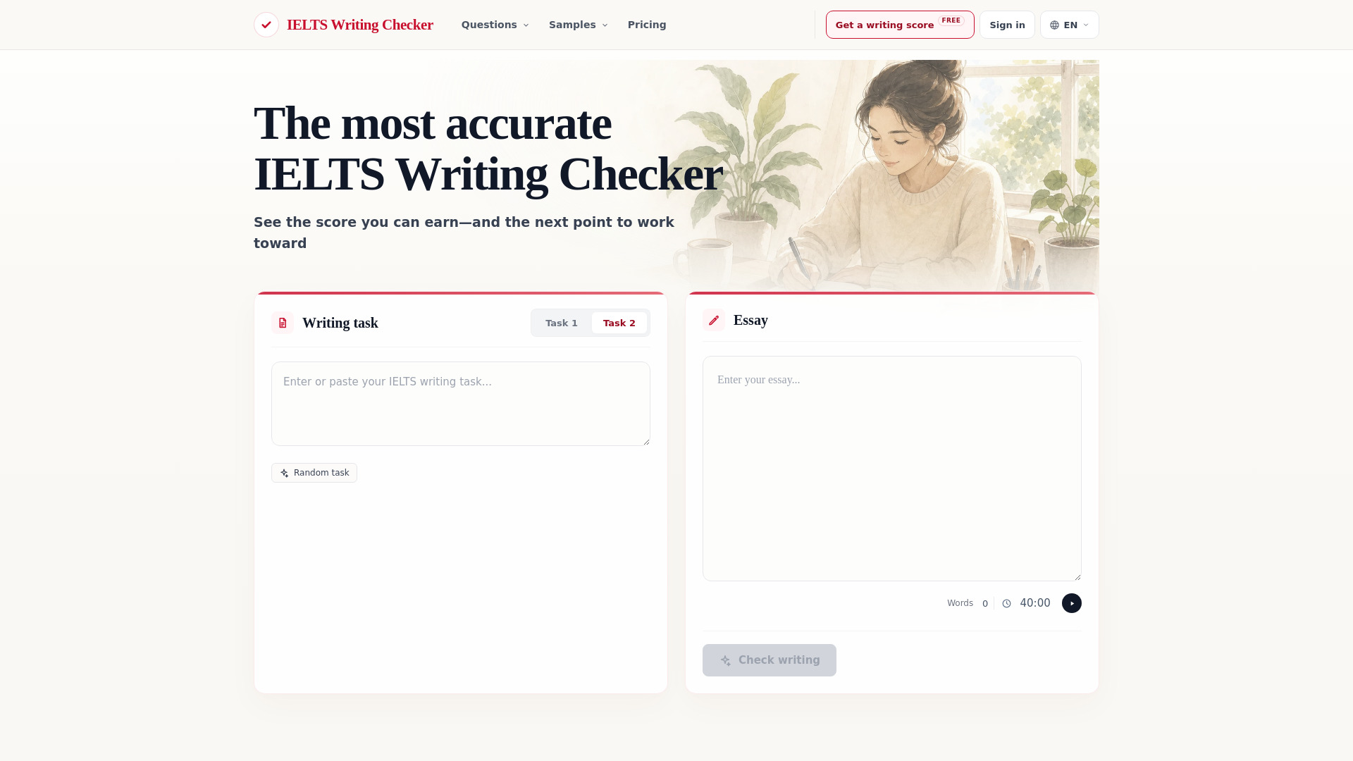 ielts writing checker