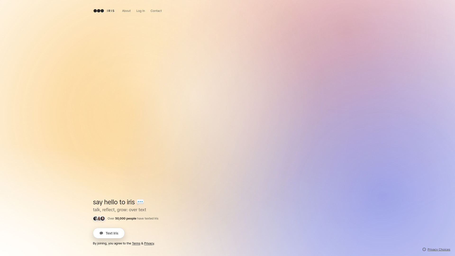 Iris - Seu Parceiro de Pensamento no iMessage