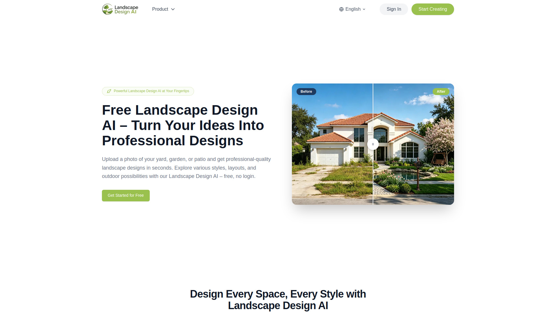Landscape Design AI