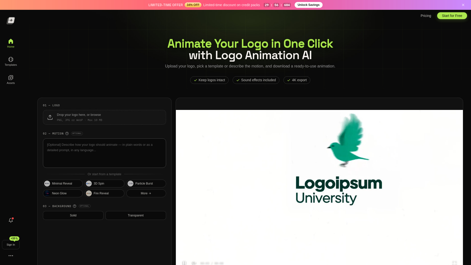 Logo Animation AI