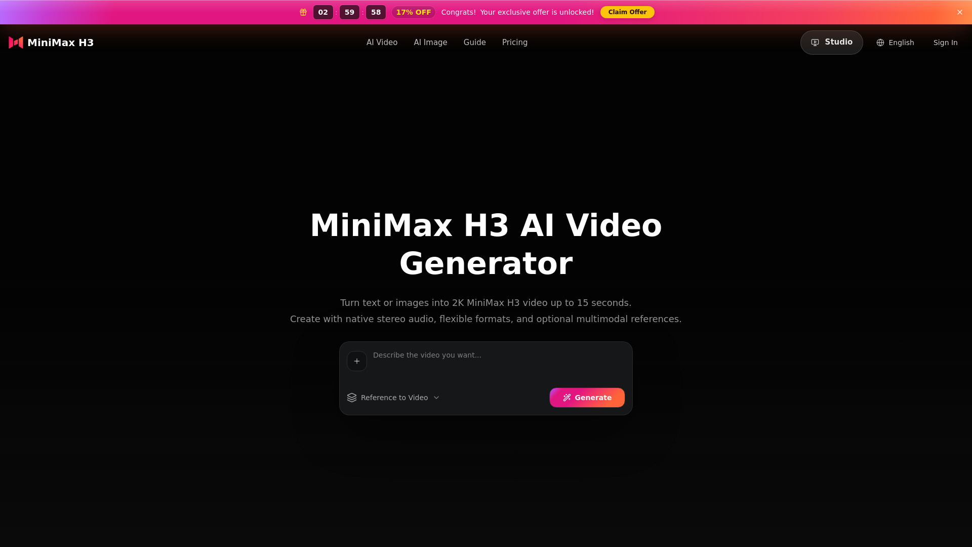 MiniMax H3 - 1
