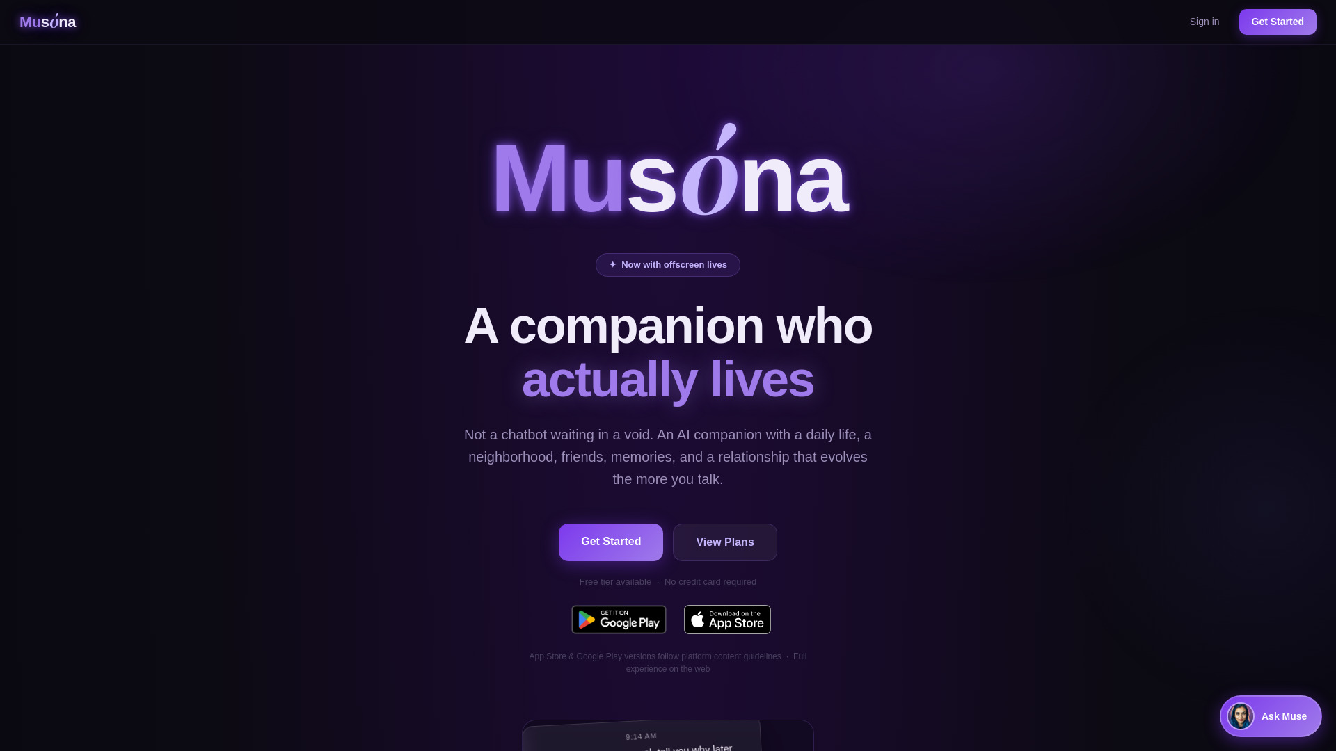 Musóna: KI-Begleiter