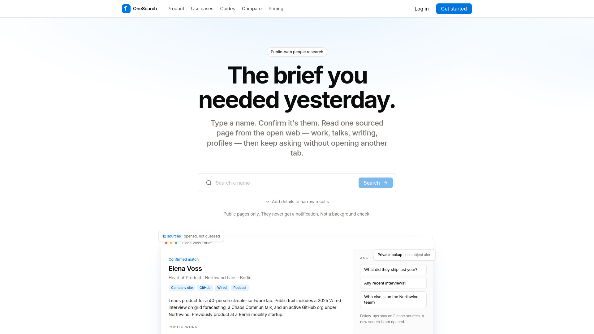 OneSearch - Deepsearch Anyone