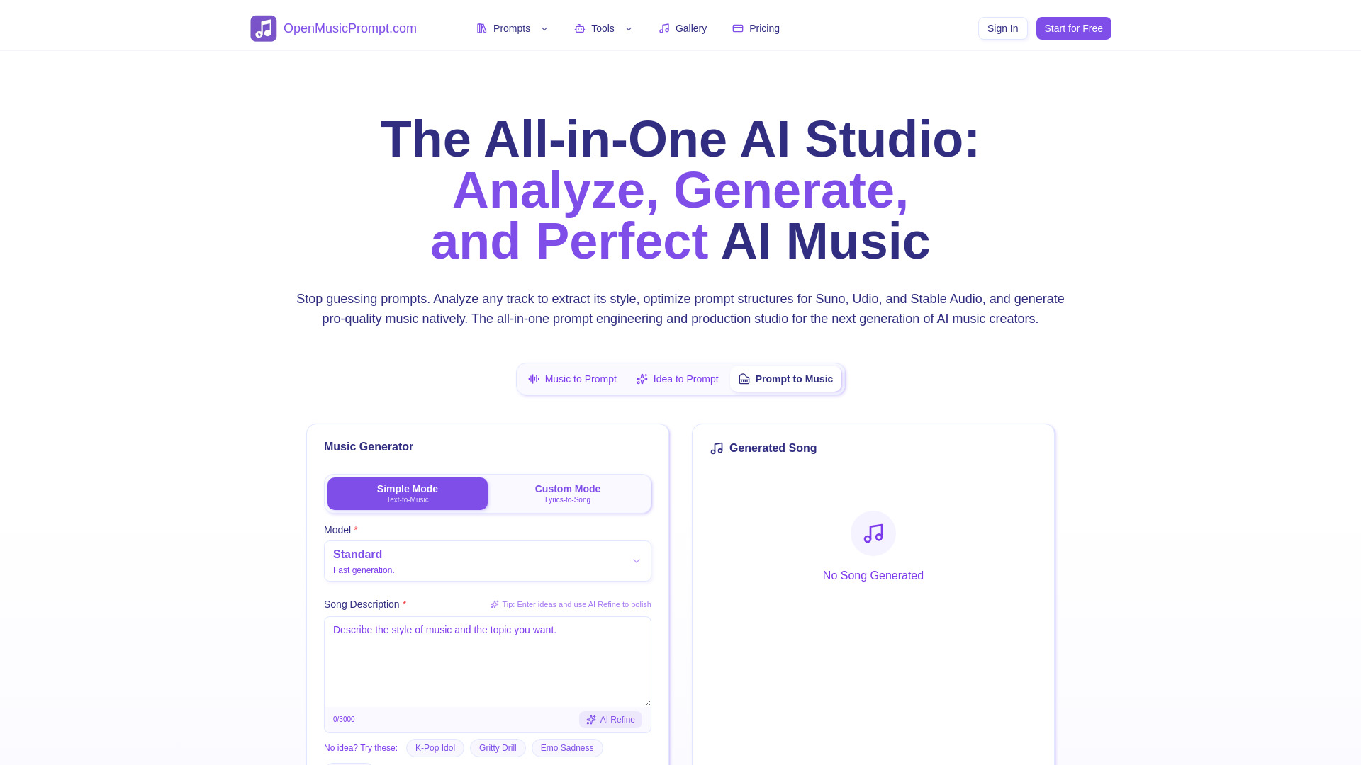 OpenMusicPrompt
