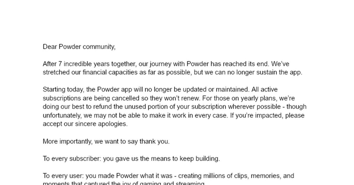 Powder