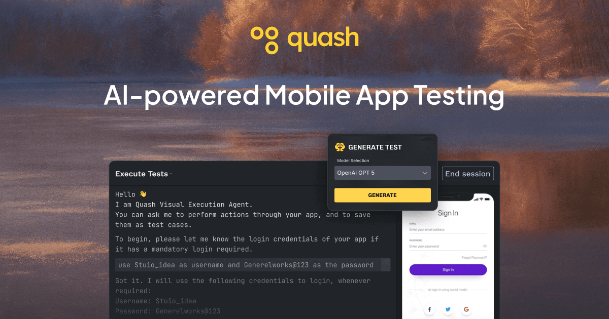 Quash - Tests That Don't Break When Your App Does