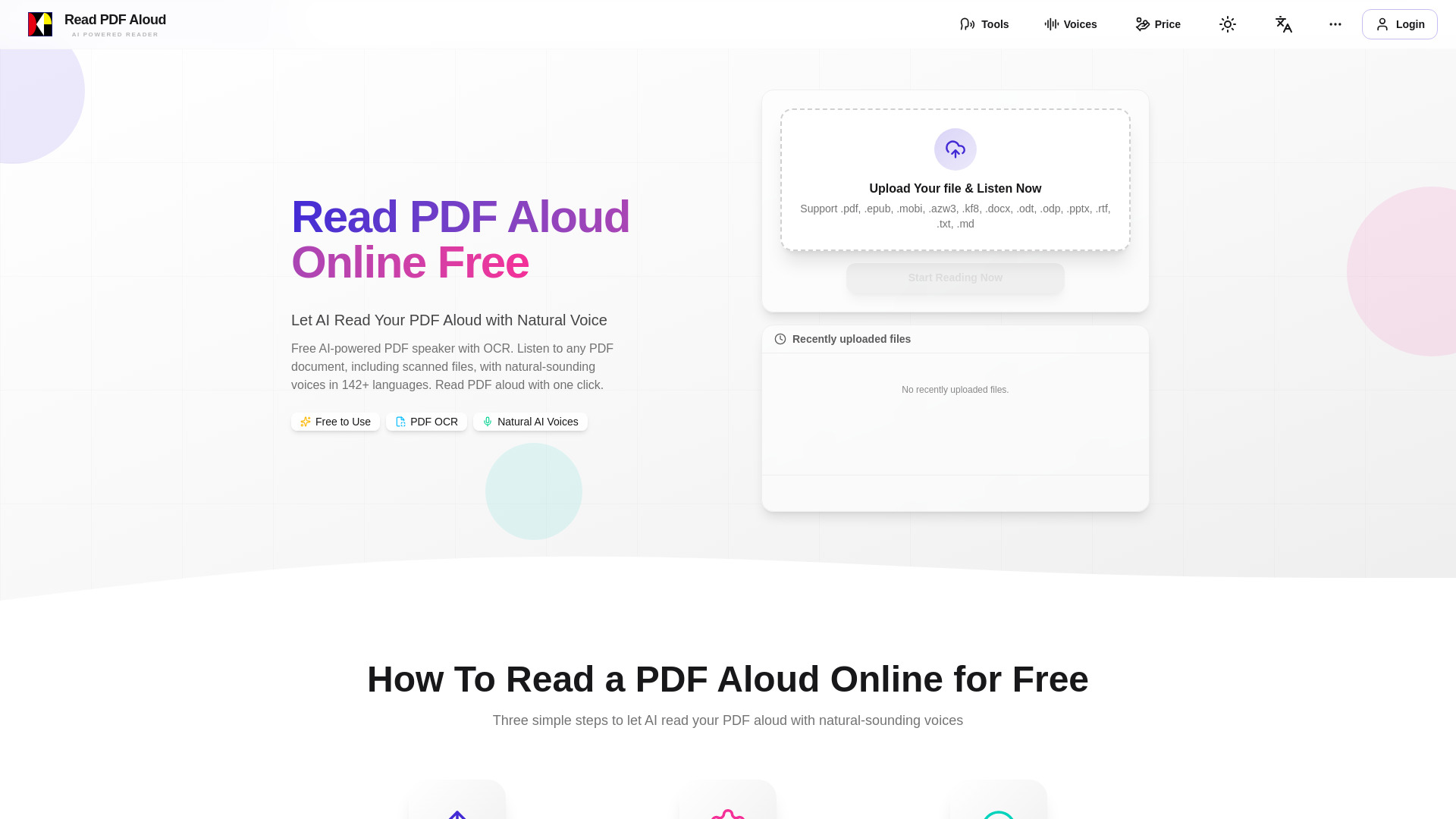 Ler PDF em voz alta