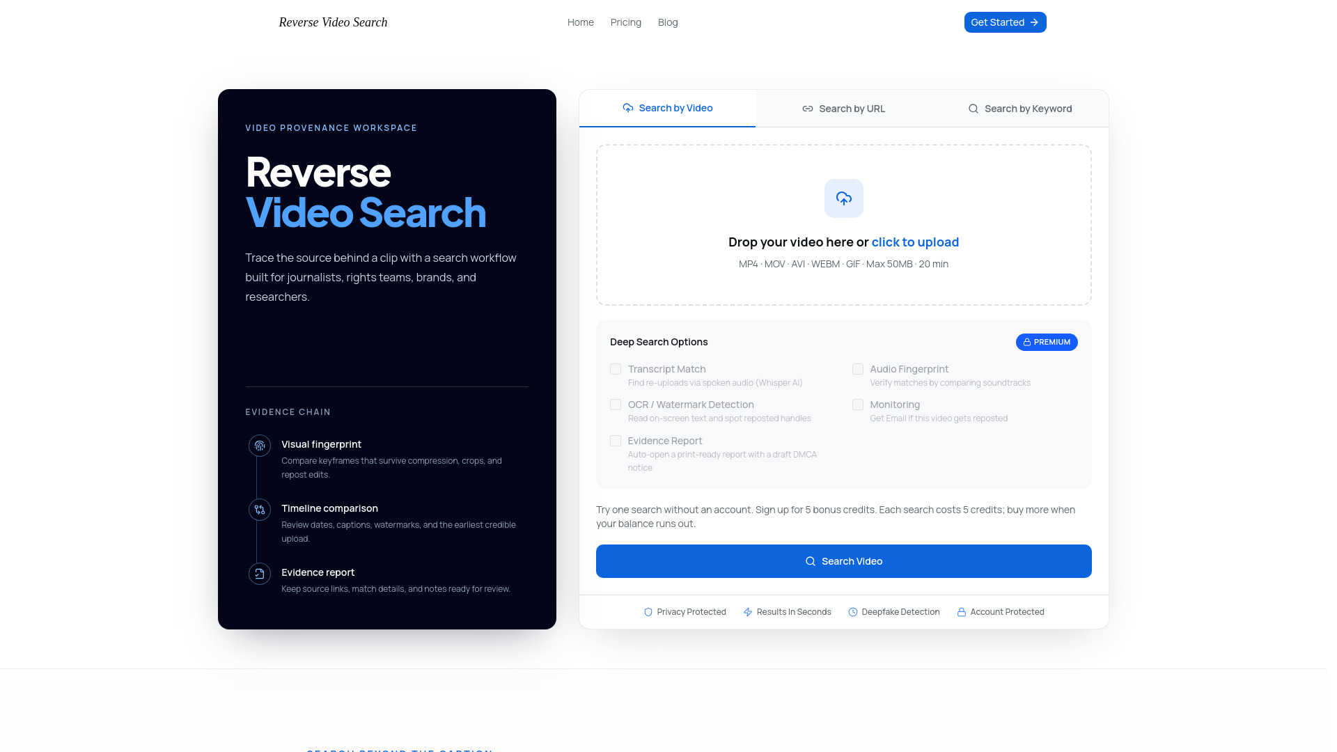 Reverse Video Search