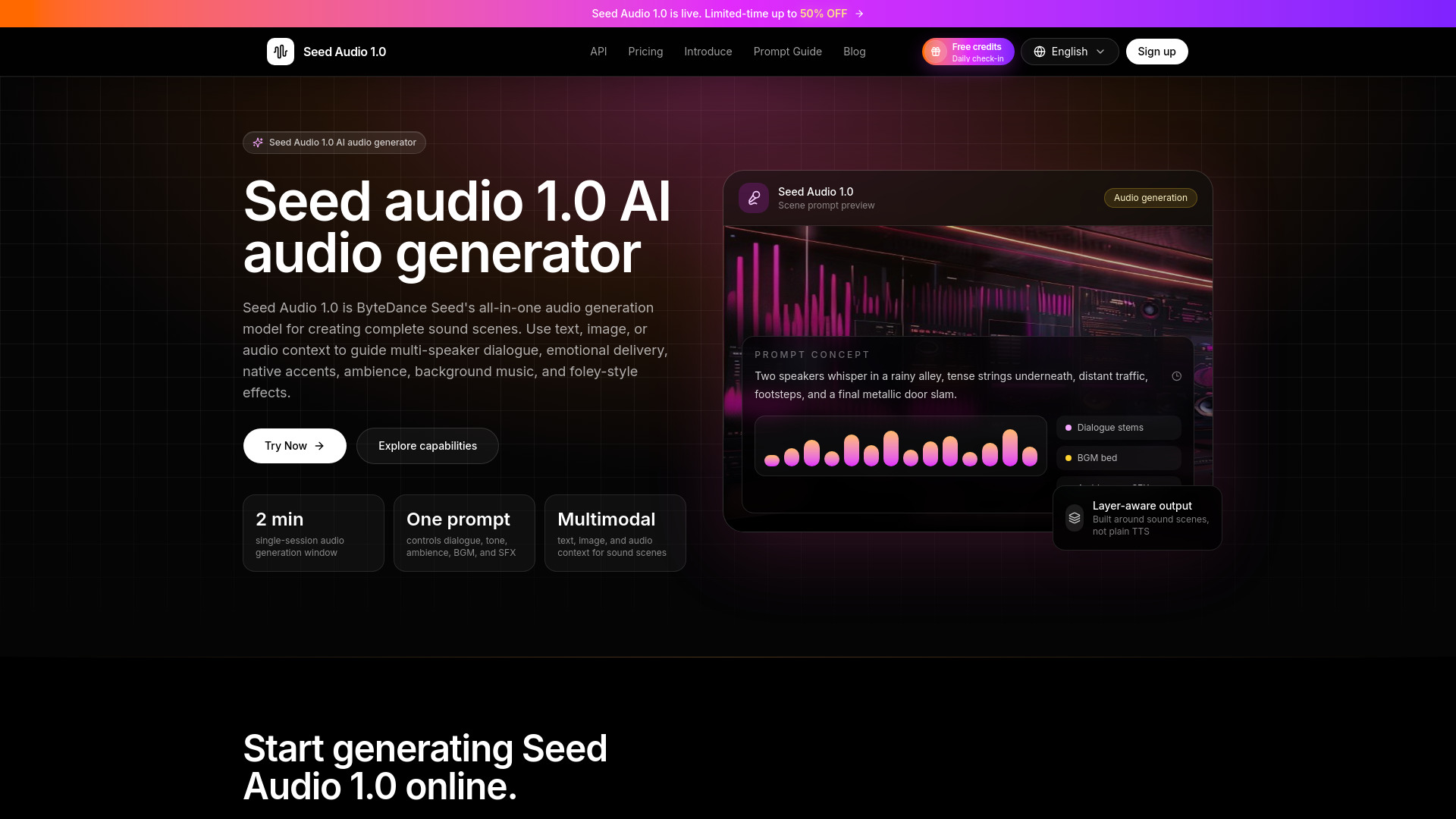 Seed Audio 1.0