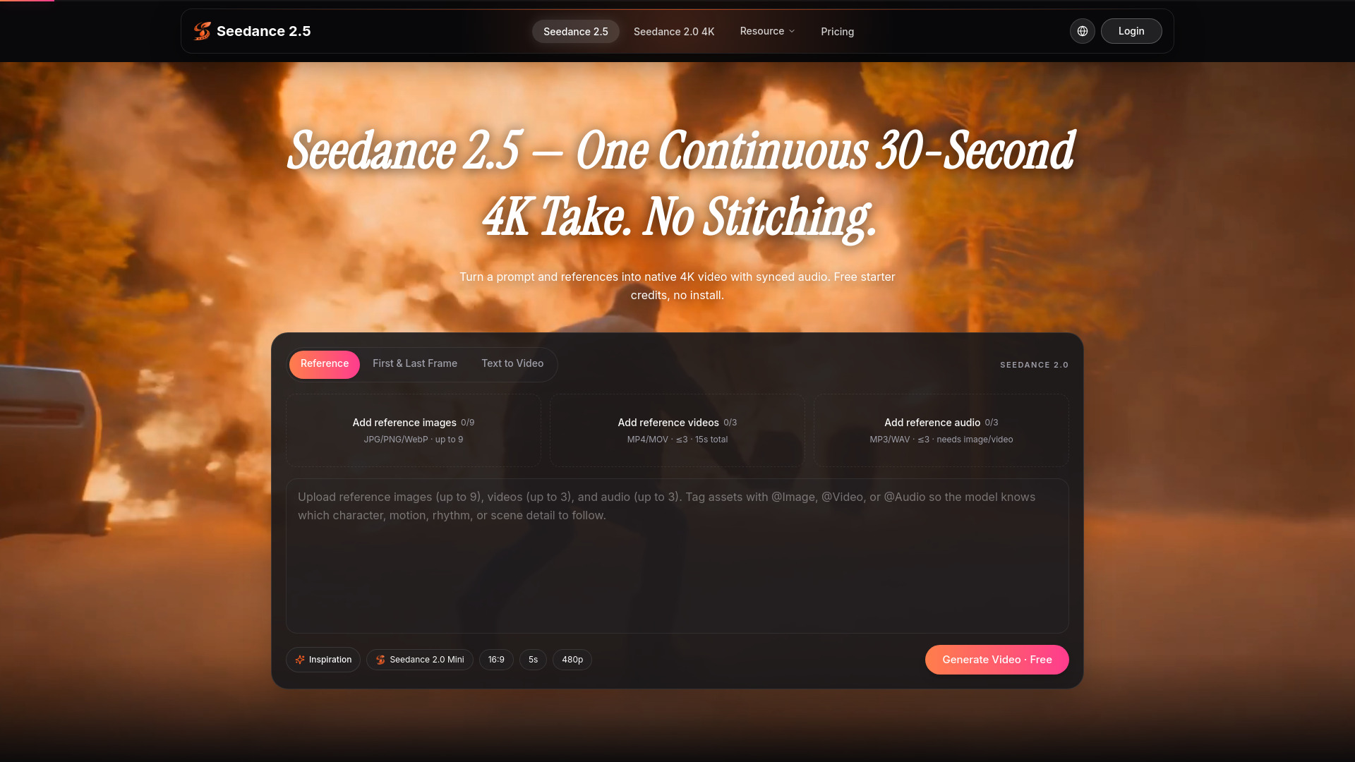 Seedance 2.5 AI-Videogenerator