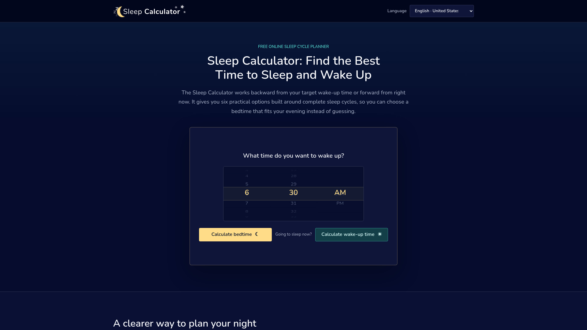 SleepCalculator