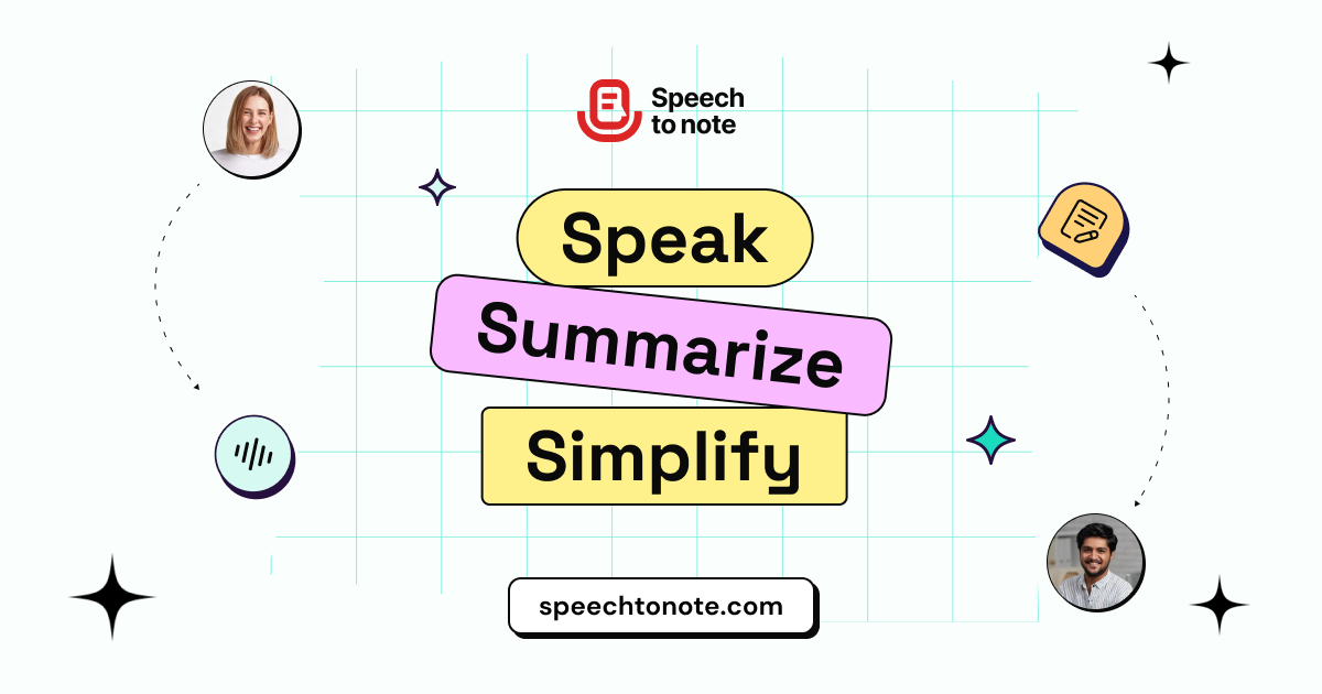 Speech To Note