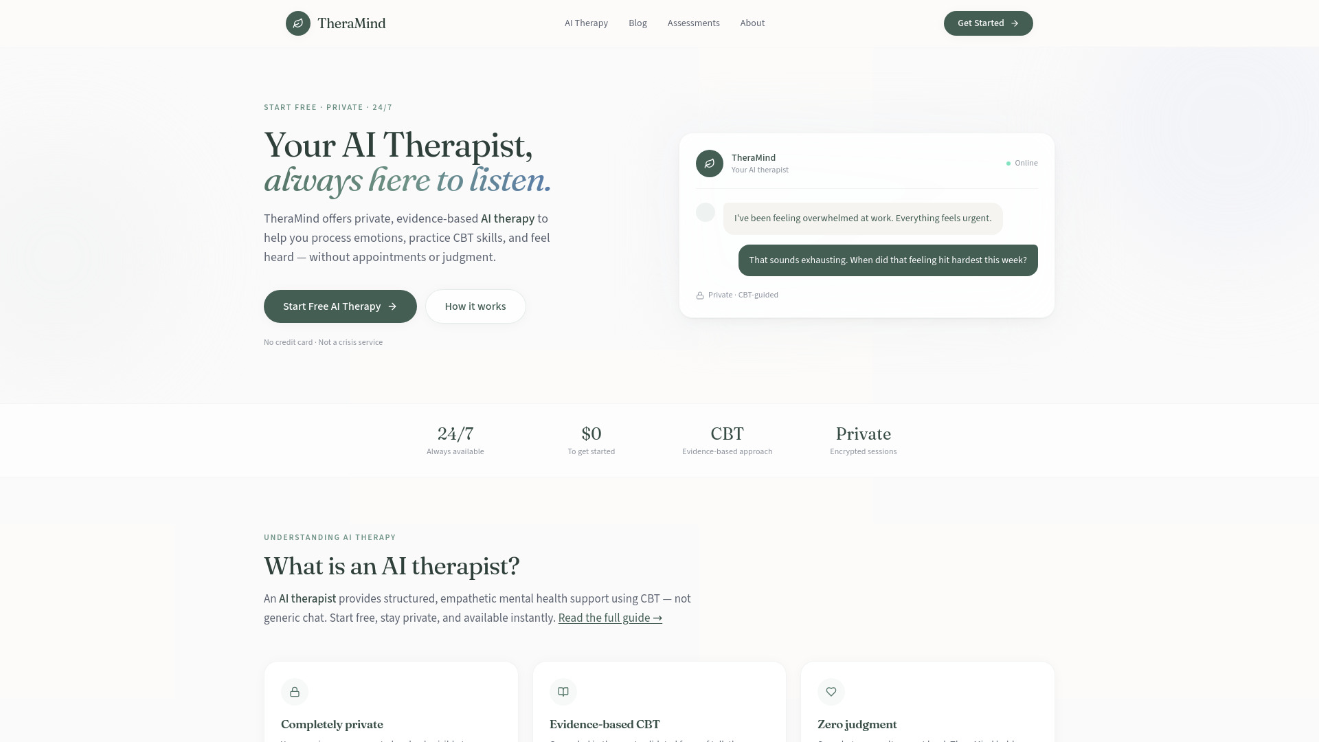 TheraMind - The AI Therapist
