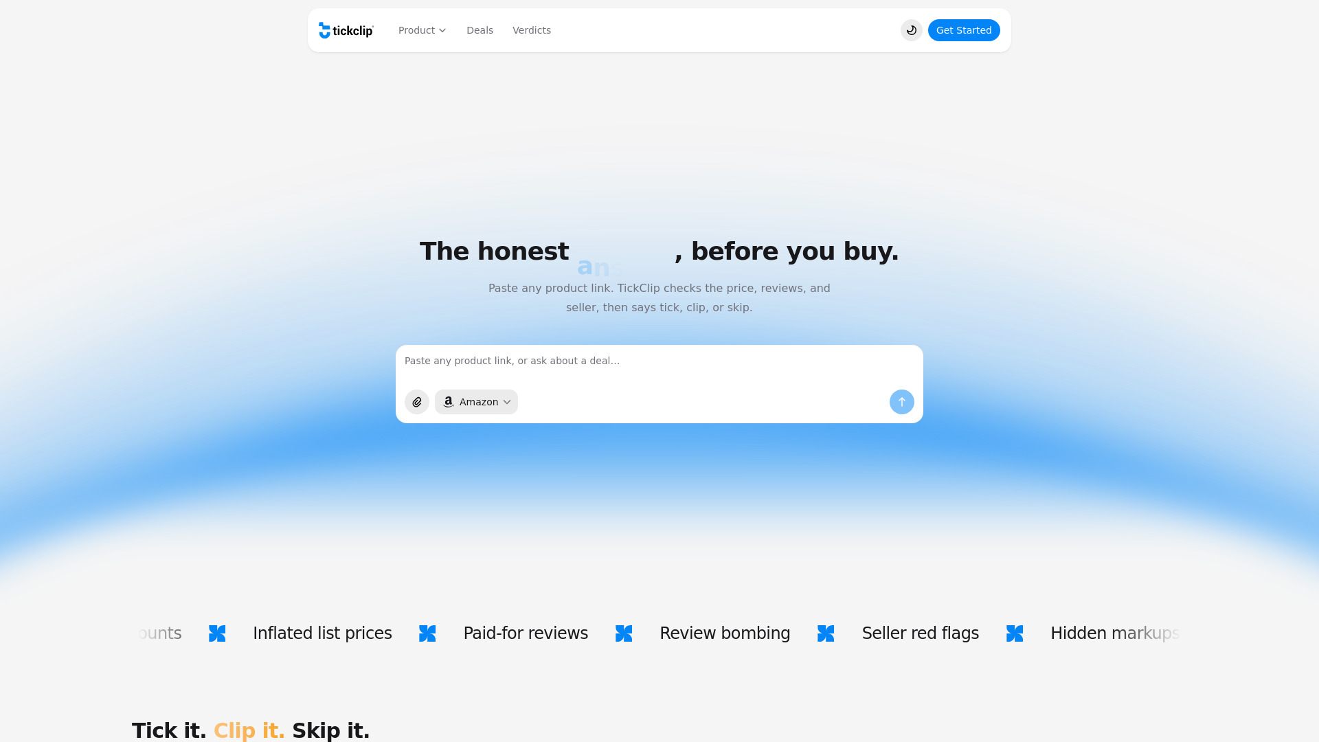 TickClip: الطبقة الائتمانية للتجارة الإلكترونية