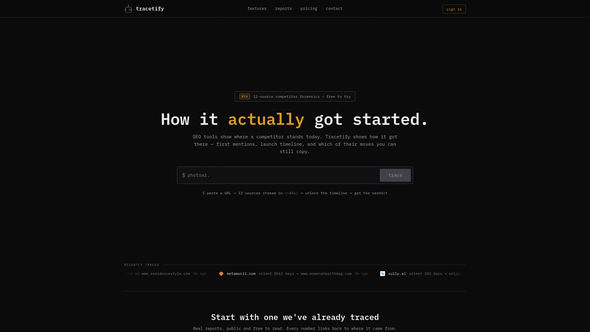 Tracetify