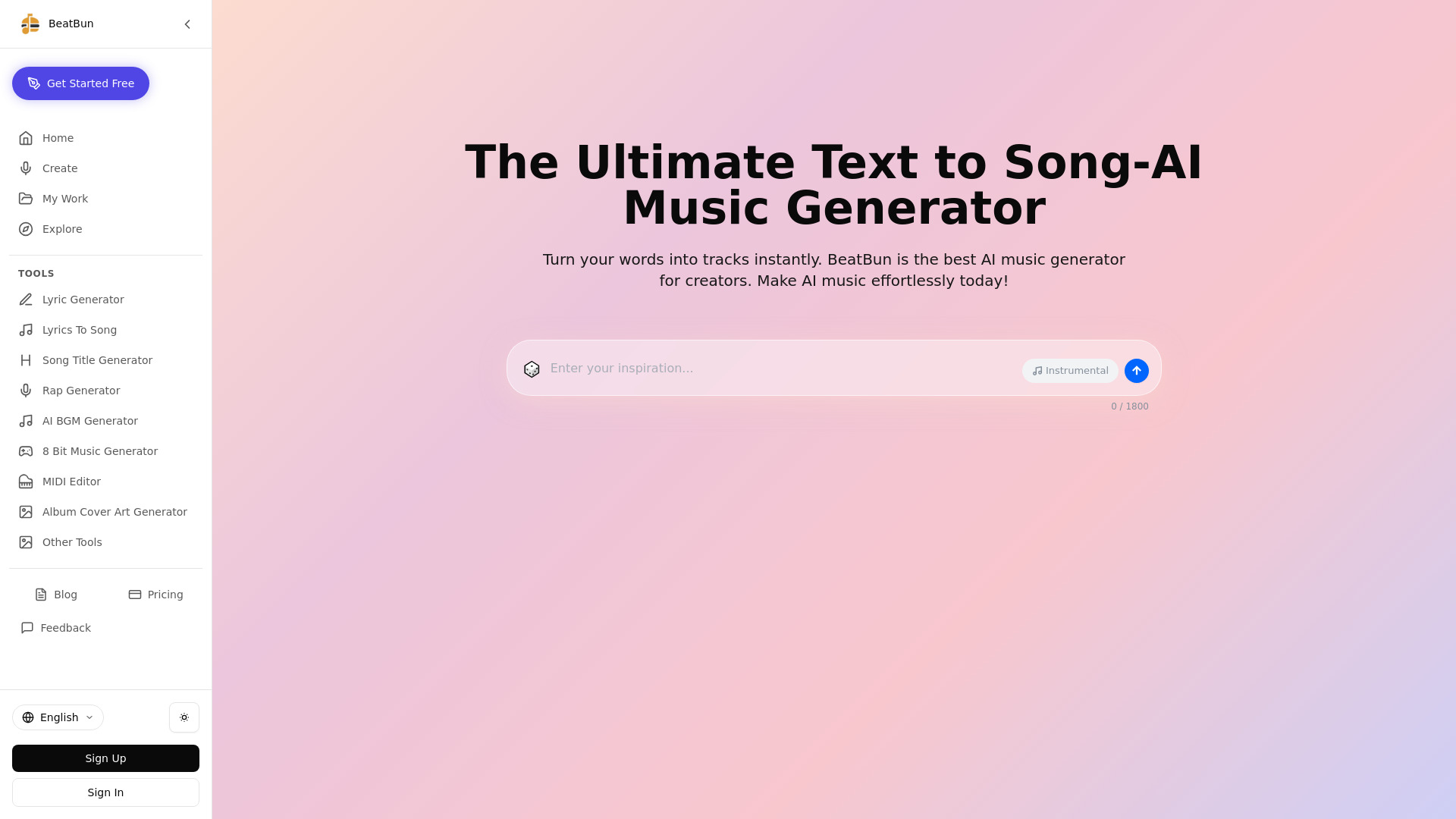 Convierte mensajes de texto en canciones
