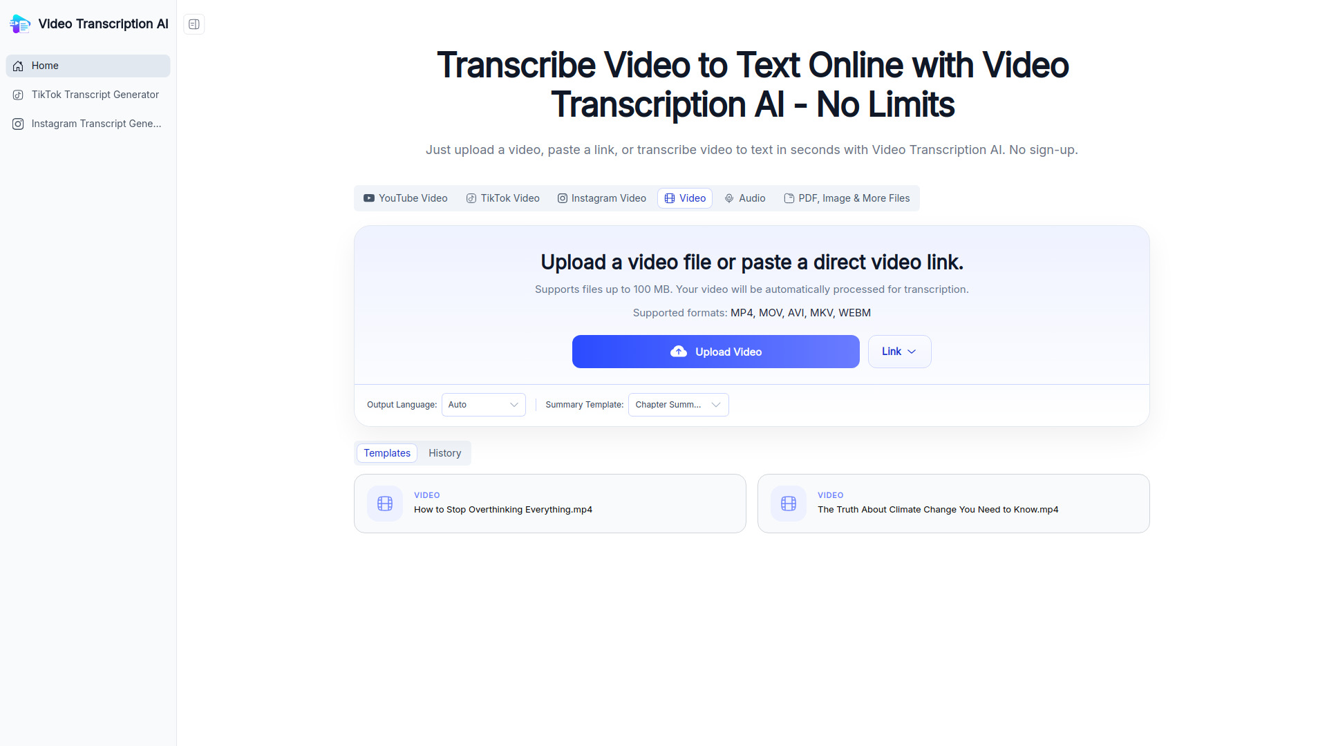 Video Transcription AI: Transcribe Video to Text Online for Free