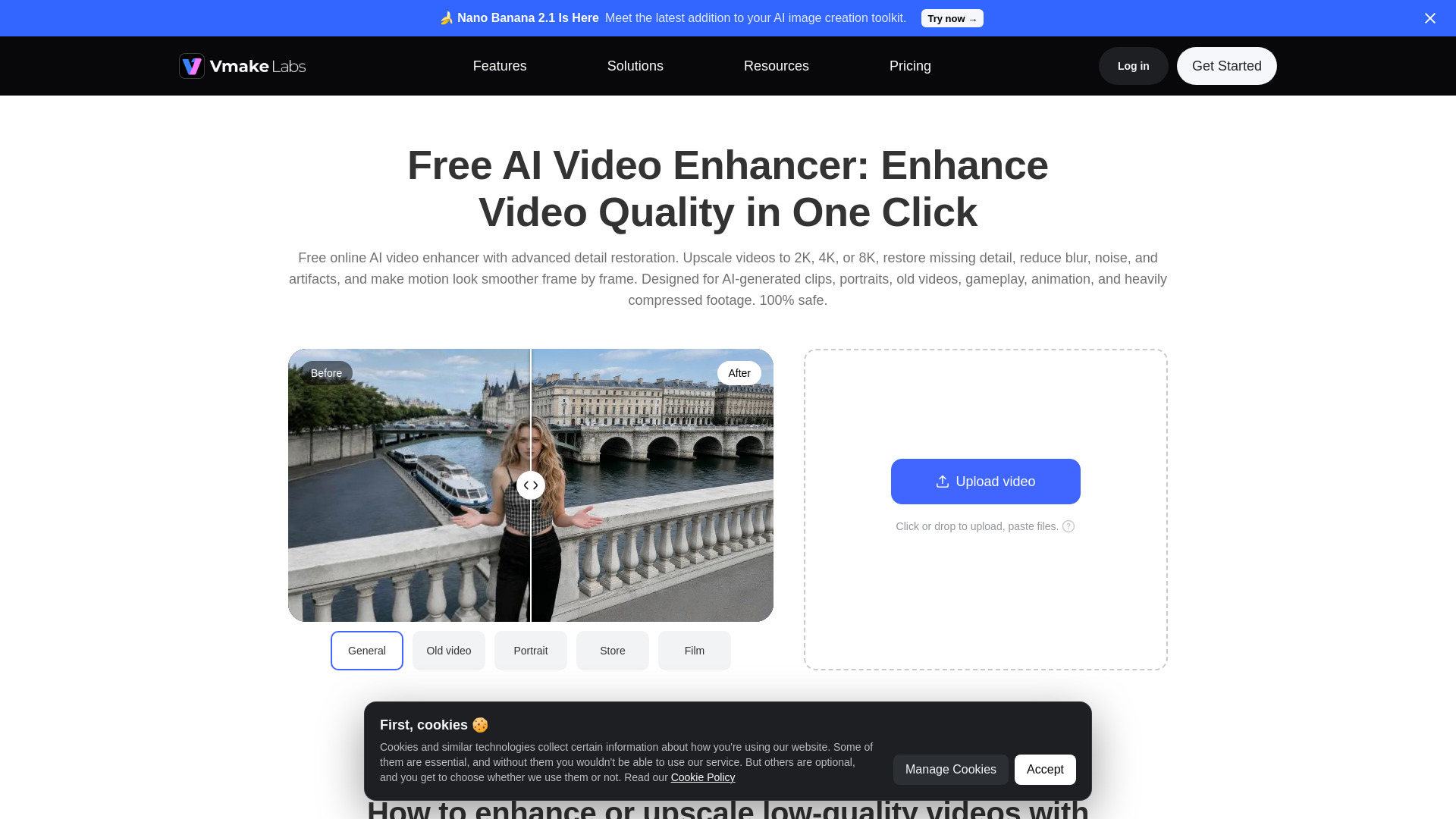 Vmake Labs Video Enhancer