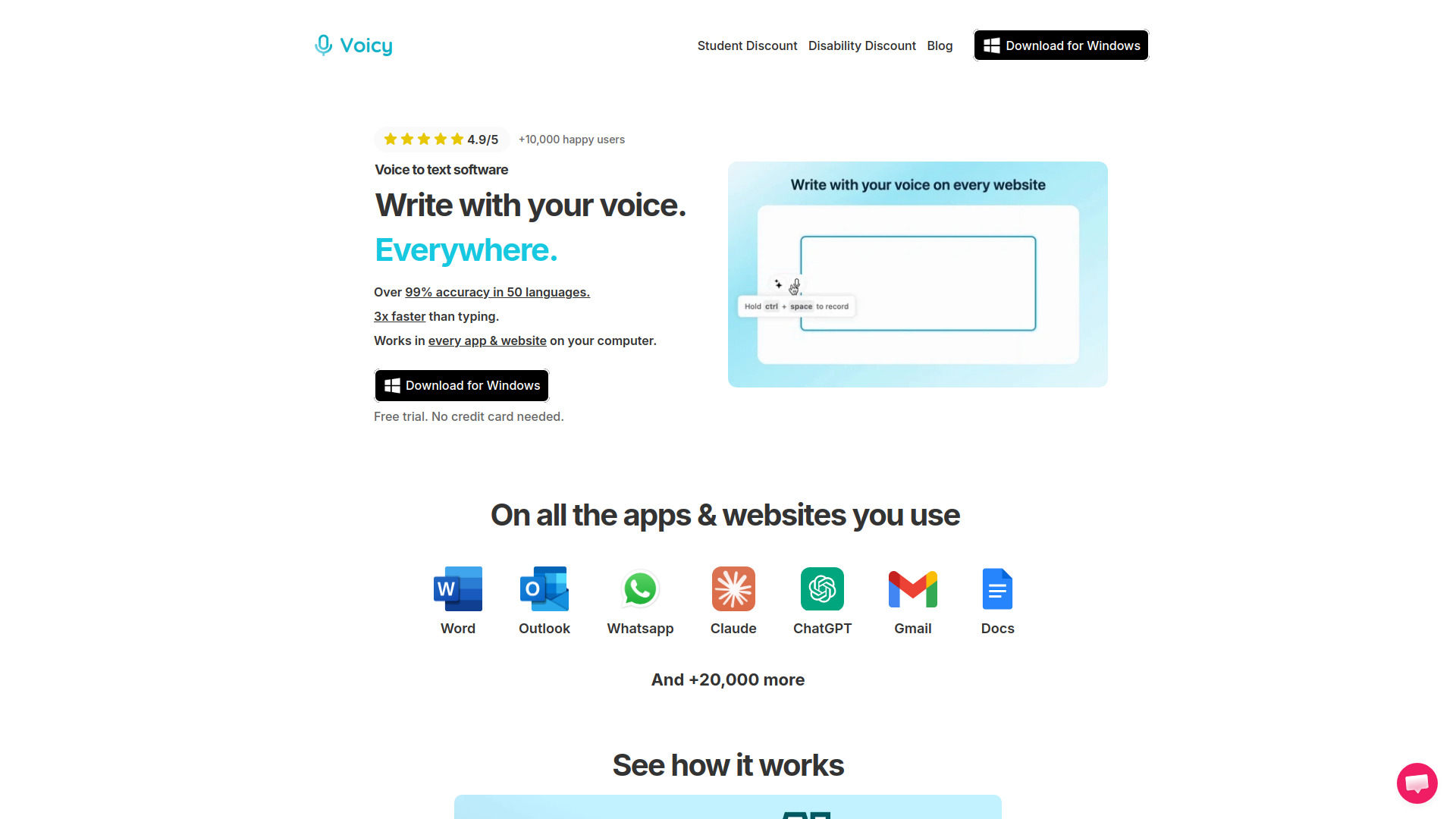 Voicy - Application AI Speech to Text