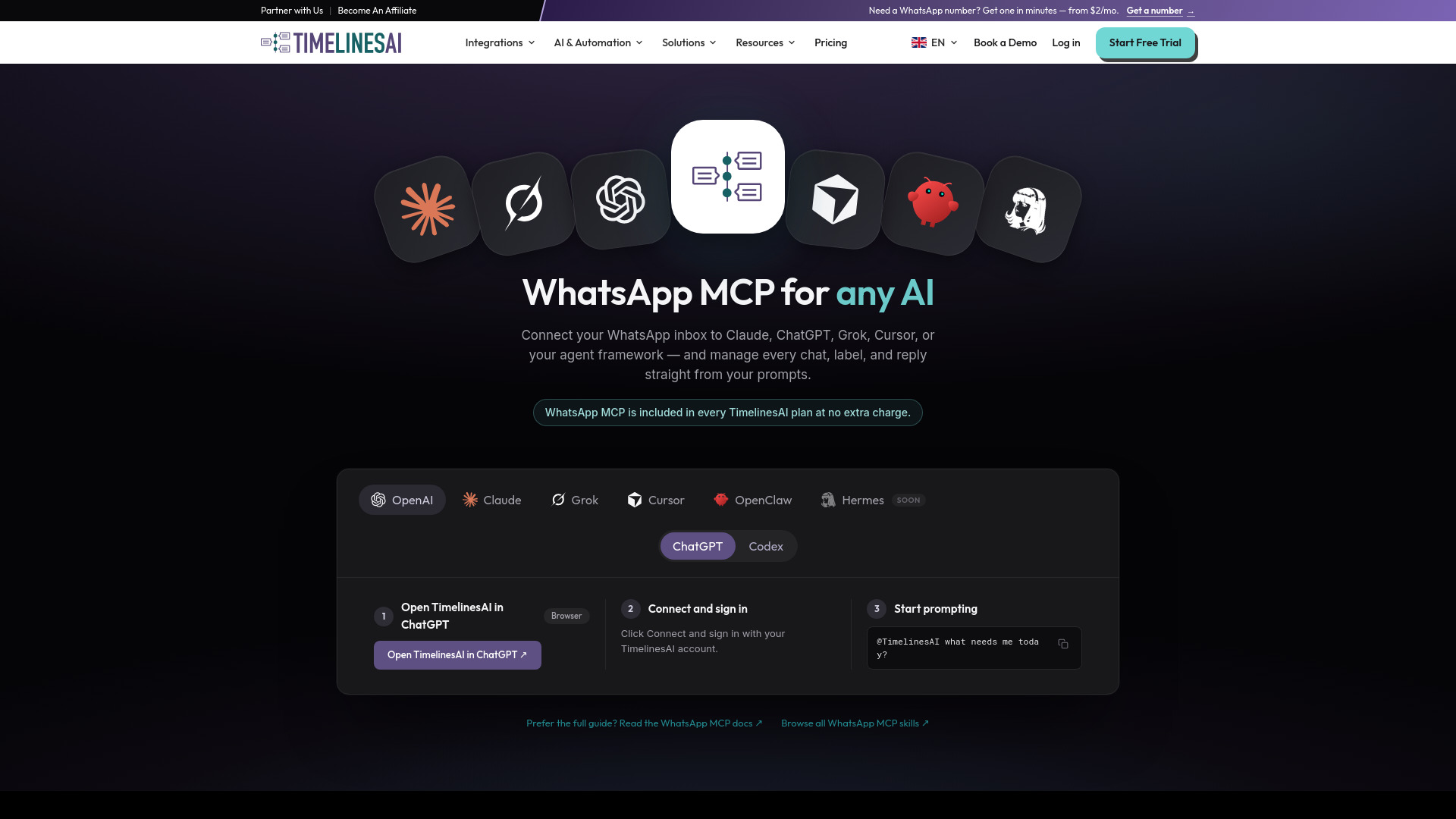WhatsApp MCP by TimelinesAI