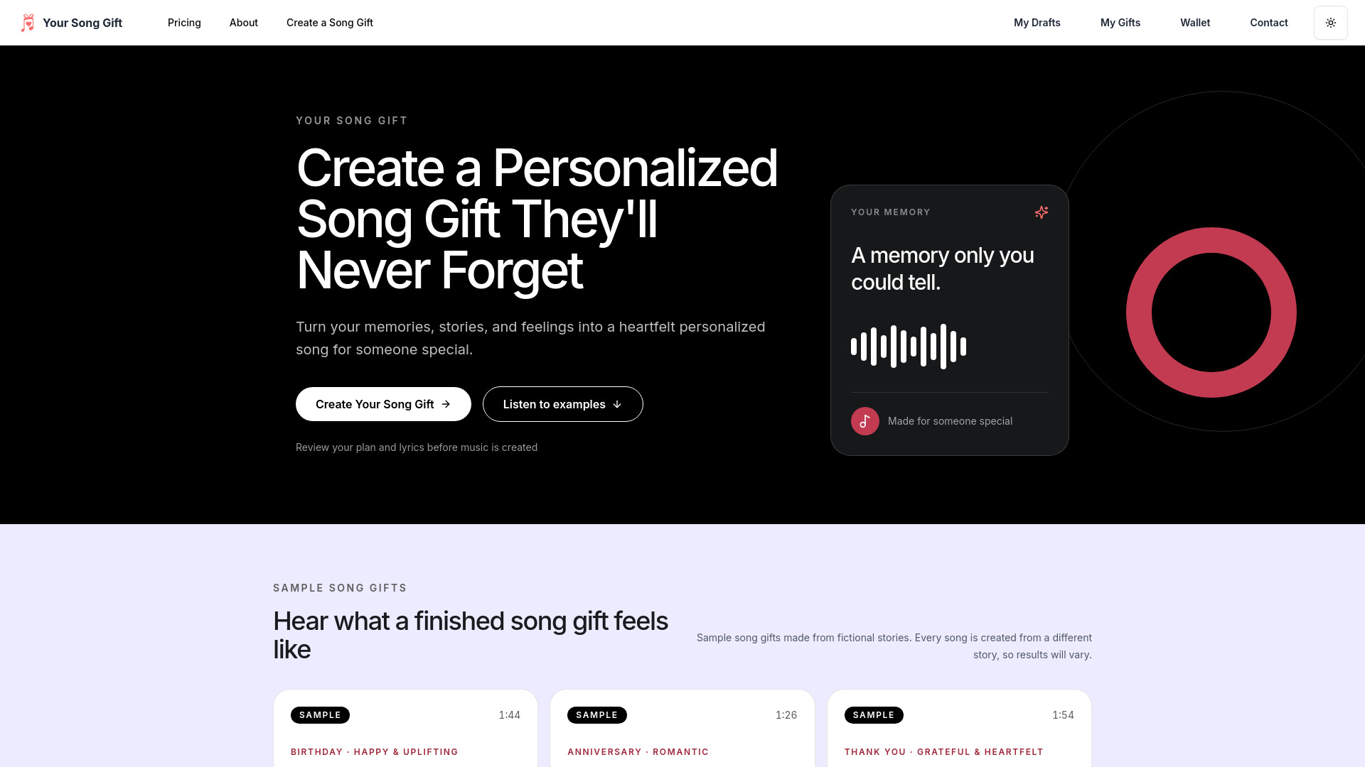 Your Song Gift